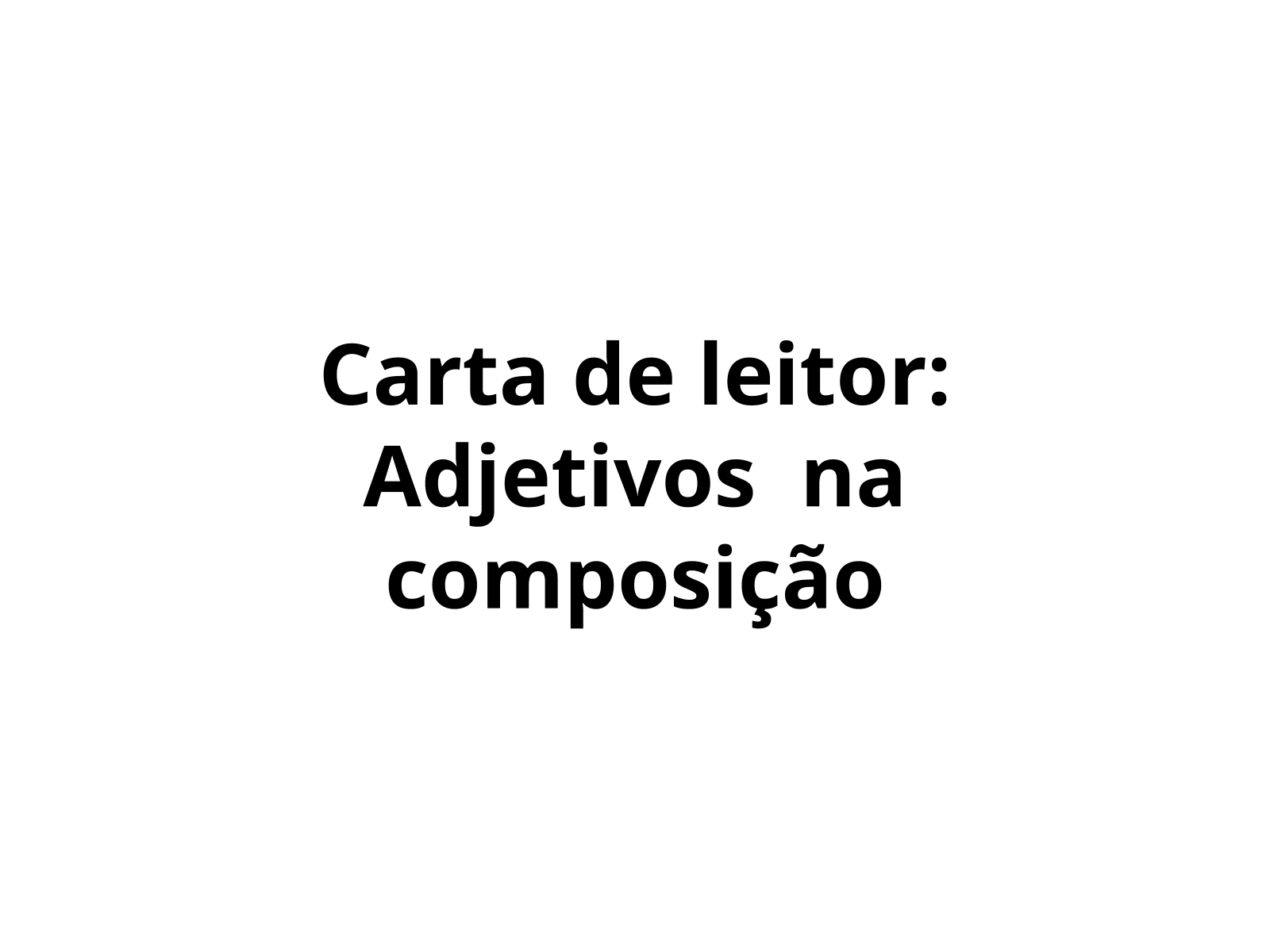 Tema da aula