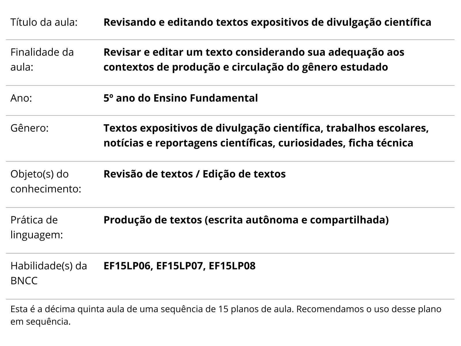 INFORMÁTICA EDUCACIONAL: ATIVIDADE 16 - 5° ANO