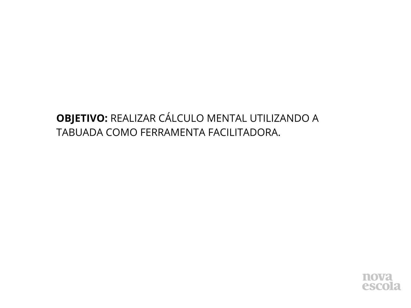 Objetivo da aula