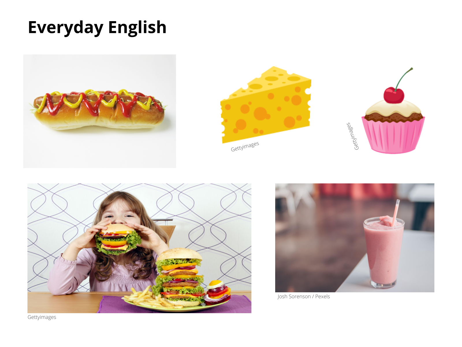 Expressões e gírias com comida: English ESL worksheets pdf & doc