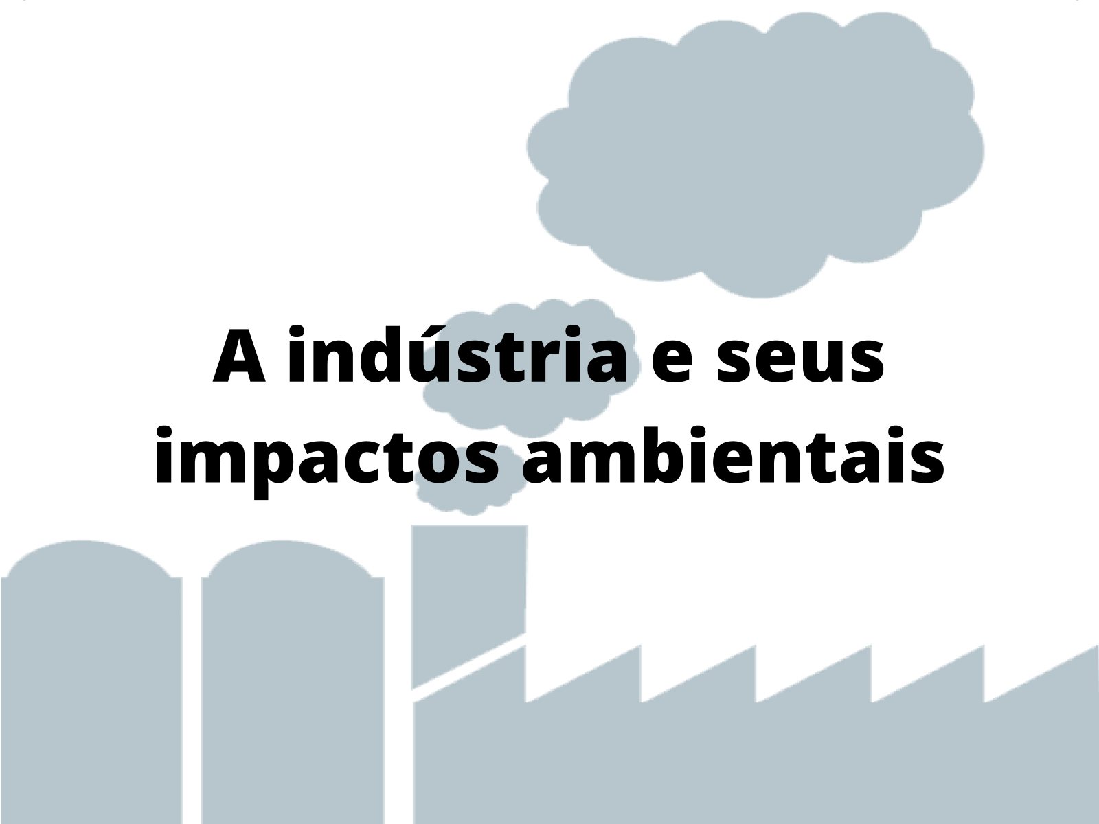 A atividade industrial e seus impactos ambientais - Planos de aula - 7º ano  - Geografia