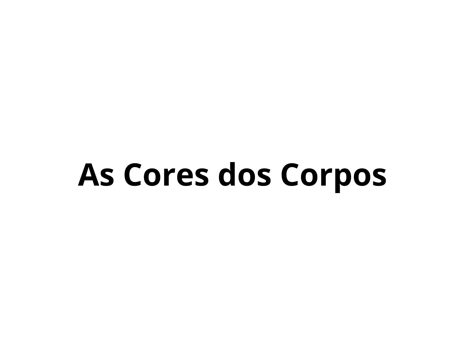 Plano De Aula 9º Ano As Cores Dos Corpos 7349