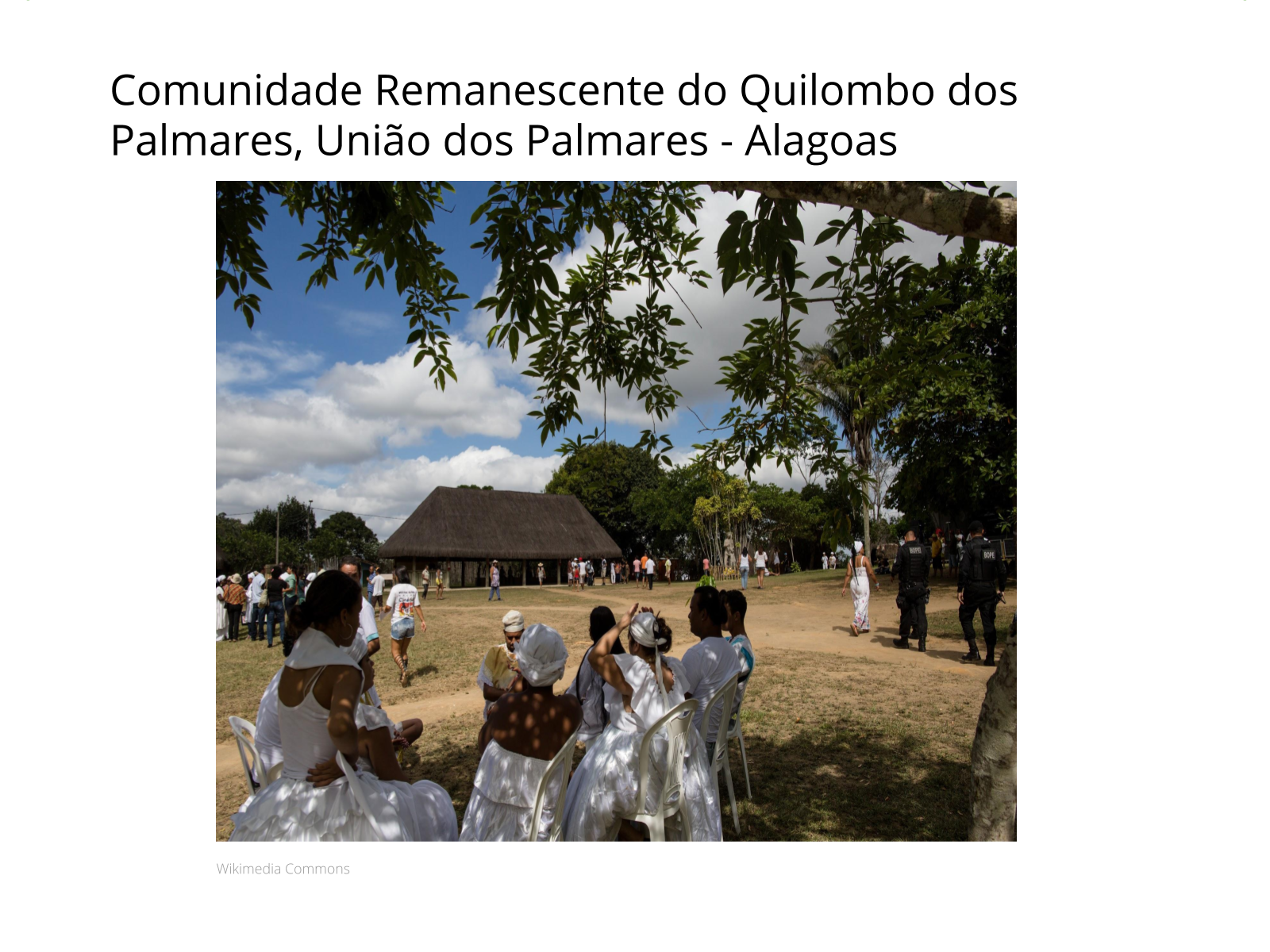 O cotidiano das comunidades remanescentes de quilombos - Planos de aula ...