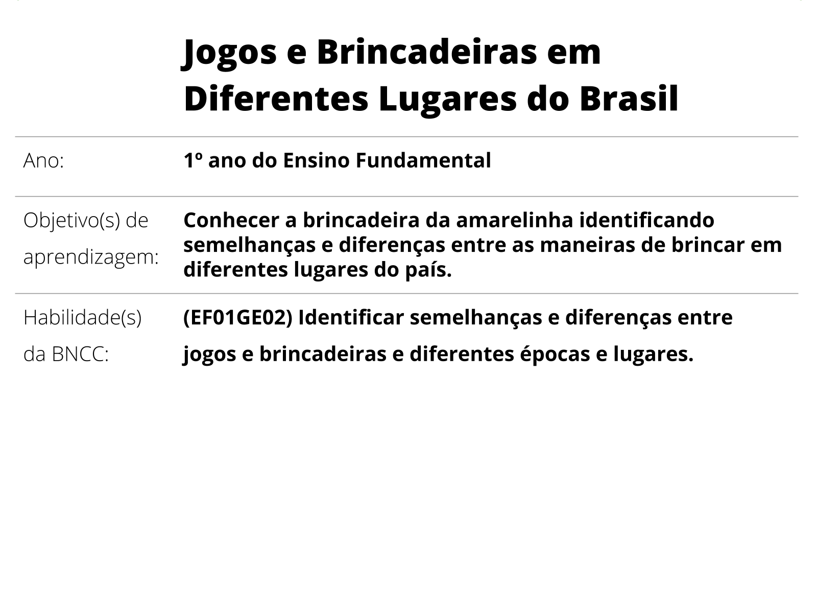 Brincadeiras e Jogos Educativos