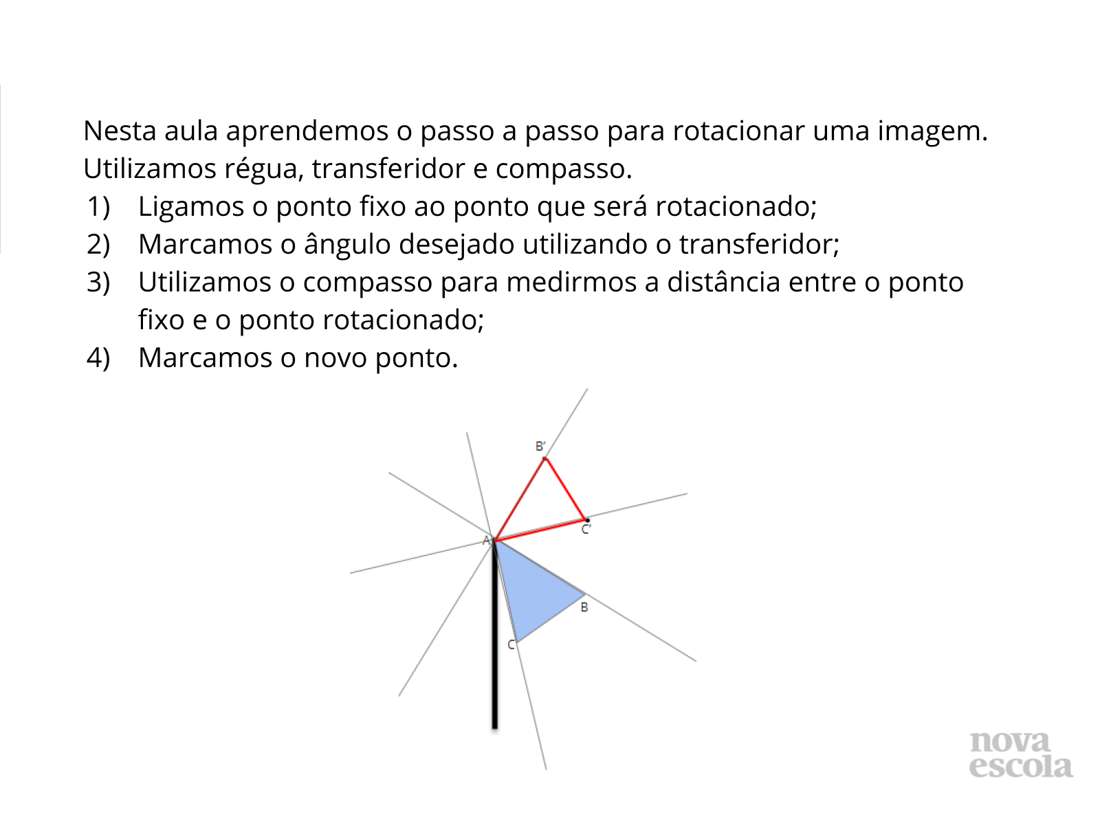 Simetria de Rotação - Planos de aula - 7º ano
