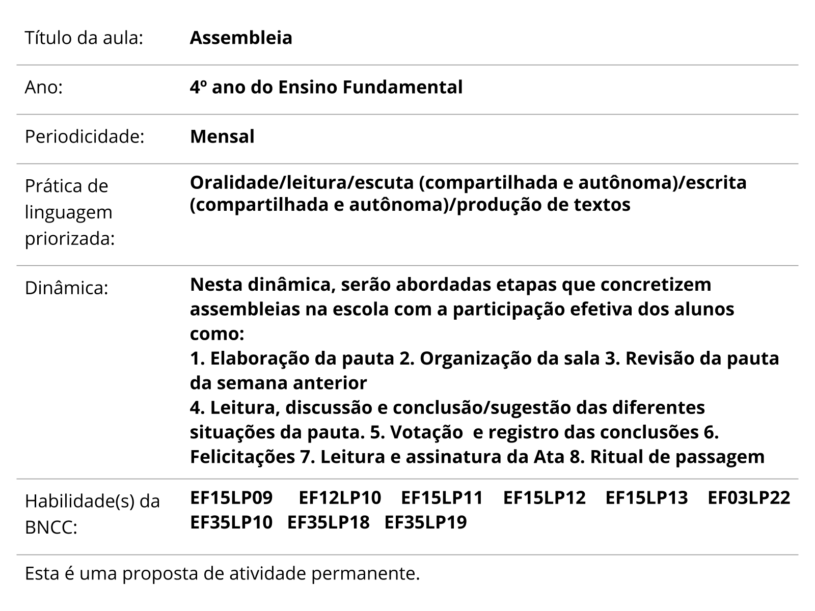 Plano de aula - 4º ano - Meios de Comunicação: a voz da música