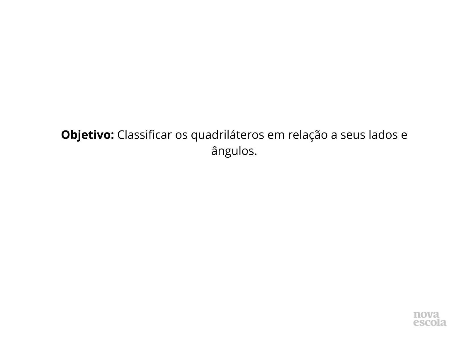 Classificando Os Quadriláteros Planos De Aula 6º Ano 4557