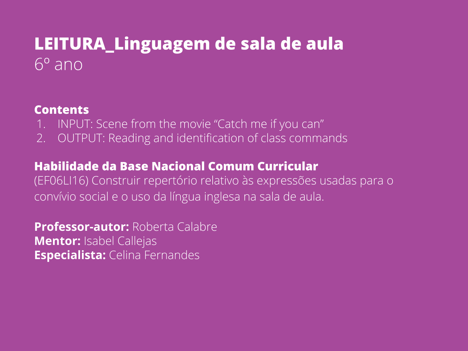 Frases em inglês para sala de aula – Inglês Online