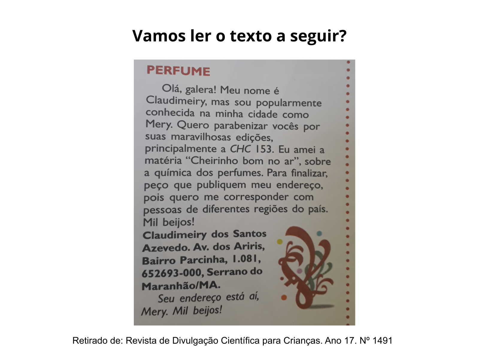 Cartas Do Leitor Compreendendo O G Nero Planos De Aula Ano L Ngua Portuguesa