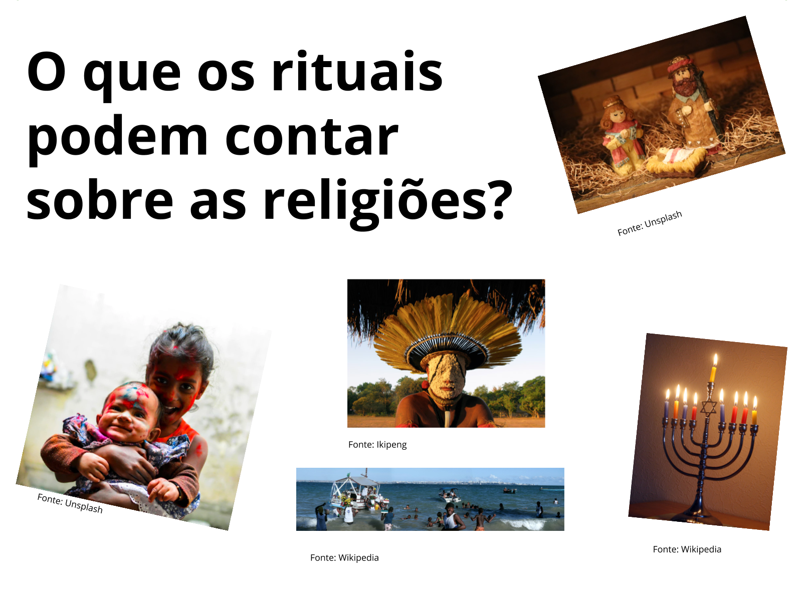 Plano de aula - 5º ano - Os rituais religiosos e identidade dos povos