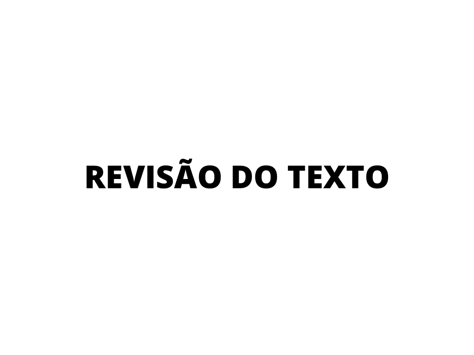 Revisão do texto