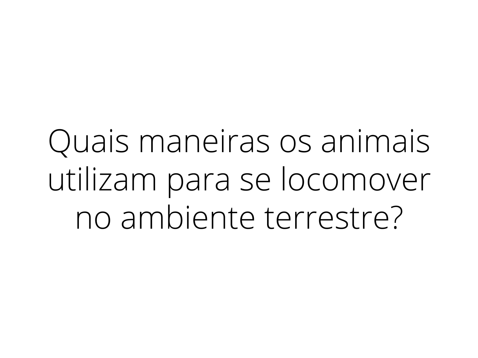 Questão disparadora