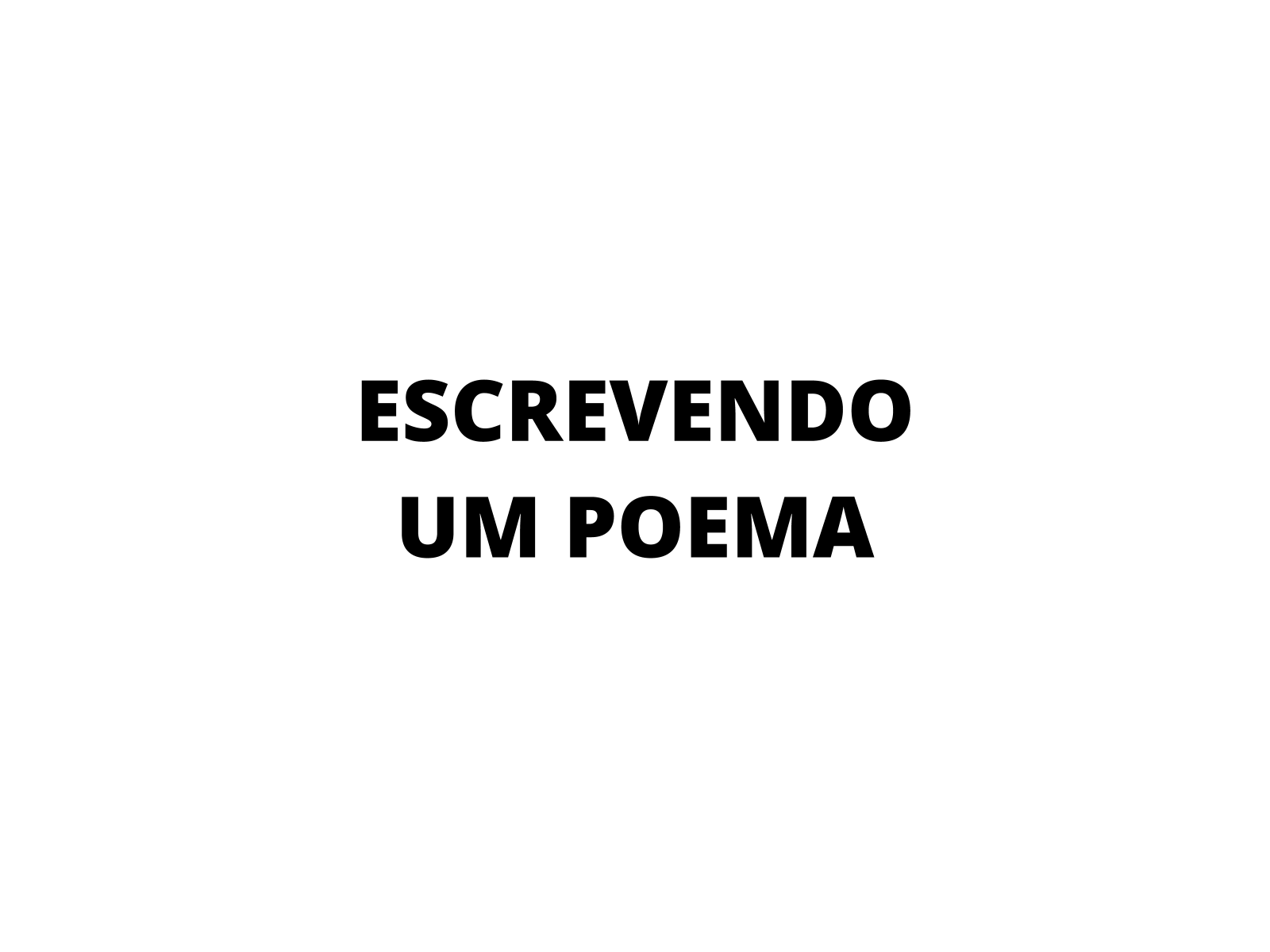 REFLEXÃO DE TEMPO - Não faças da tua vida um rascunho