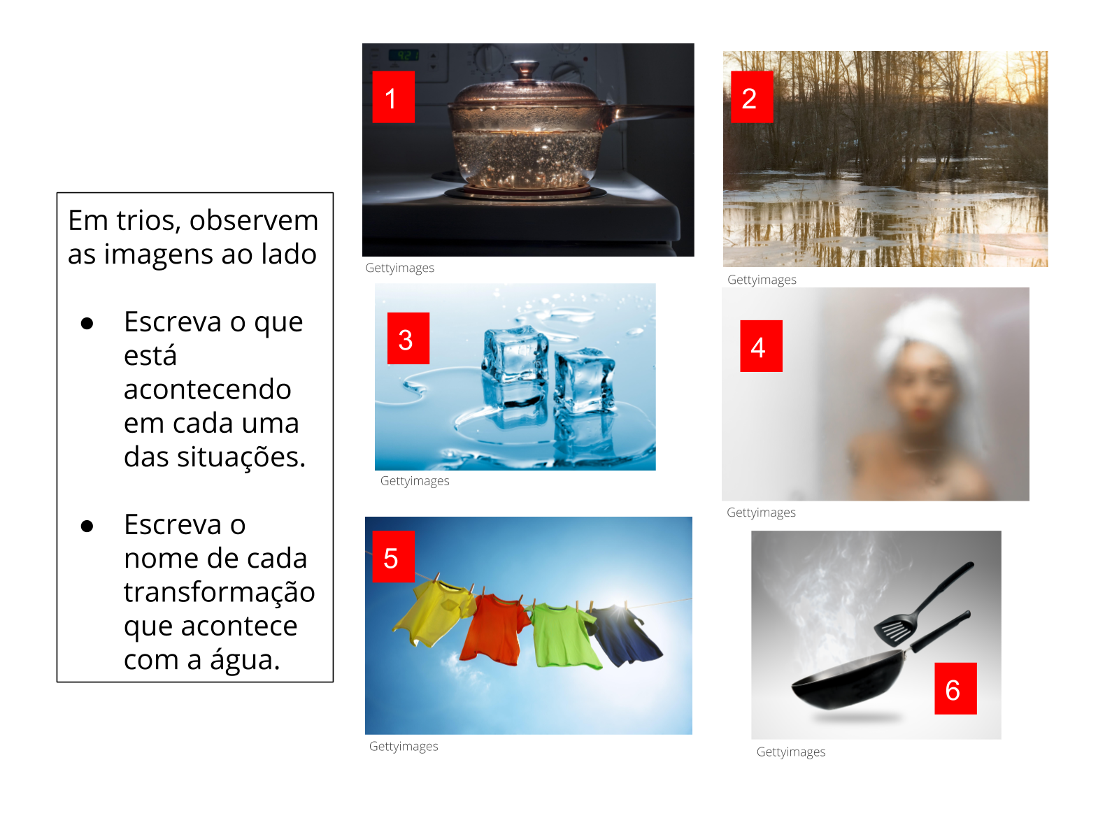 Plano de Aula - 6º Ano - Transformações Físicas na Água