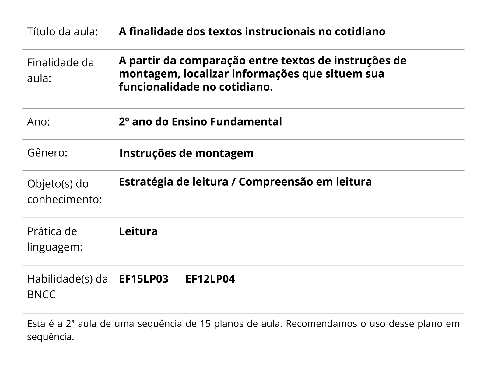 Texto instrucional - 1º Ano - Forca - Jogo da forca