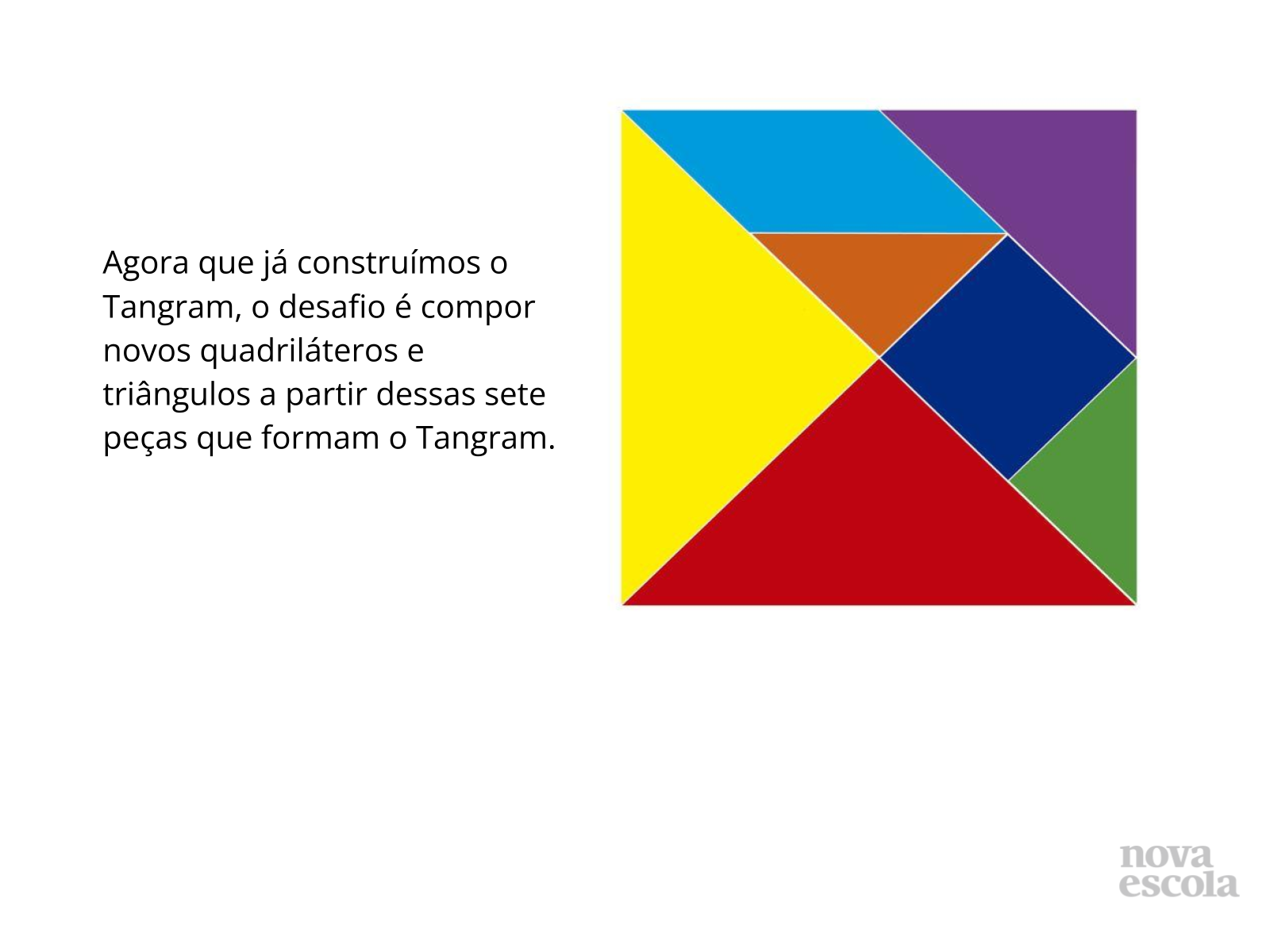 Composição e decomposição de polígonos através do Tangram - Planos de ...