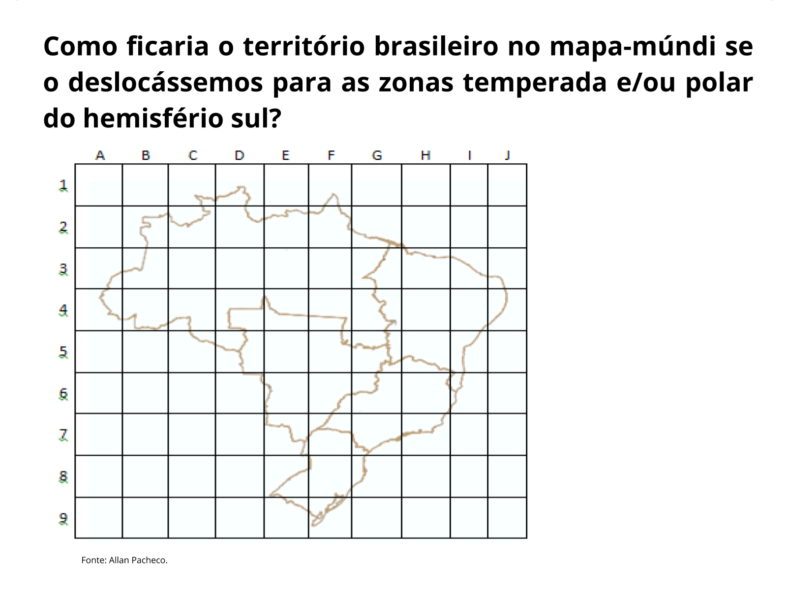 As linhas imaginárias e os mapas - Planos de aula - 7º ano - Geografia