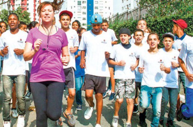 Natalia Gonçalves planejou vivências de corrida em ruas do entorno da escola. Patricia Stavis