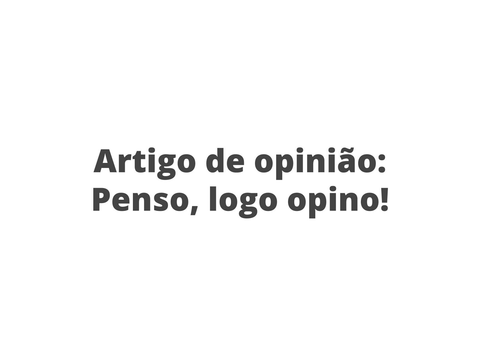 Português- Artigo