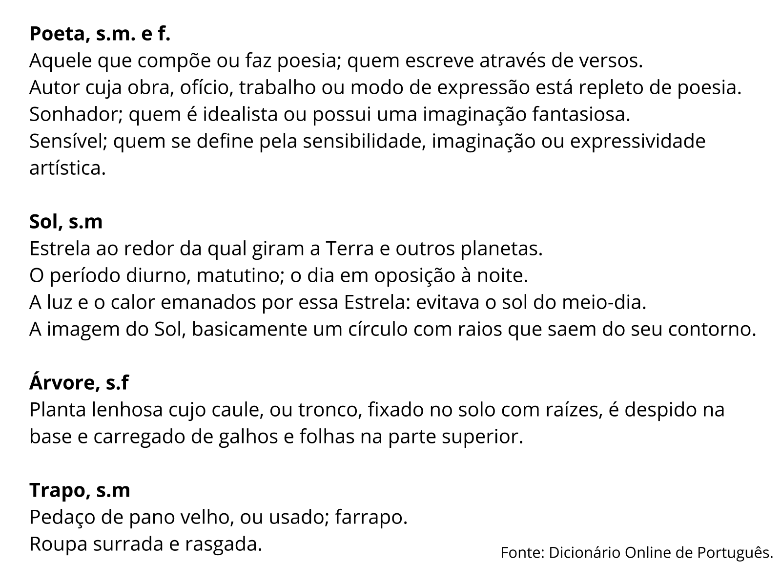 Solved: As Figuras De Linguagem São Muito Utilizadas Em Poemas E Em