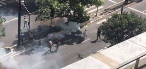 Protesto de professores em São Paulo termina em violência