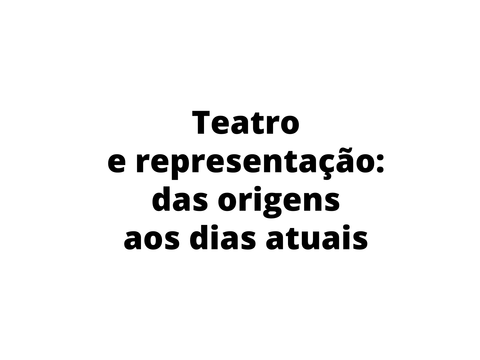 O Jogo Agora é Outro - SP Escola de Teatro