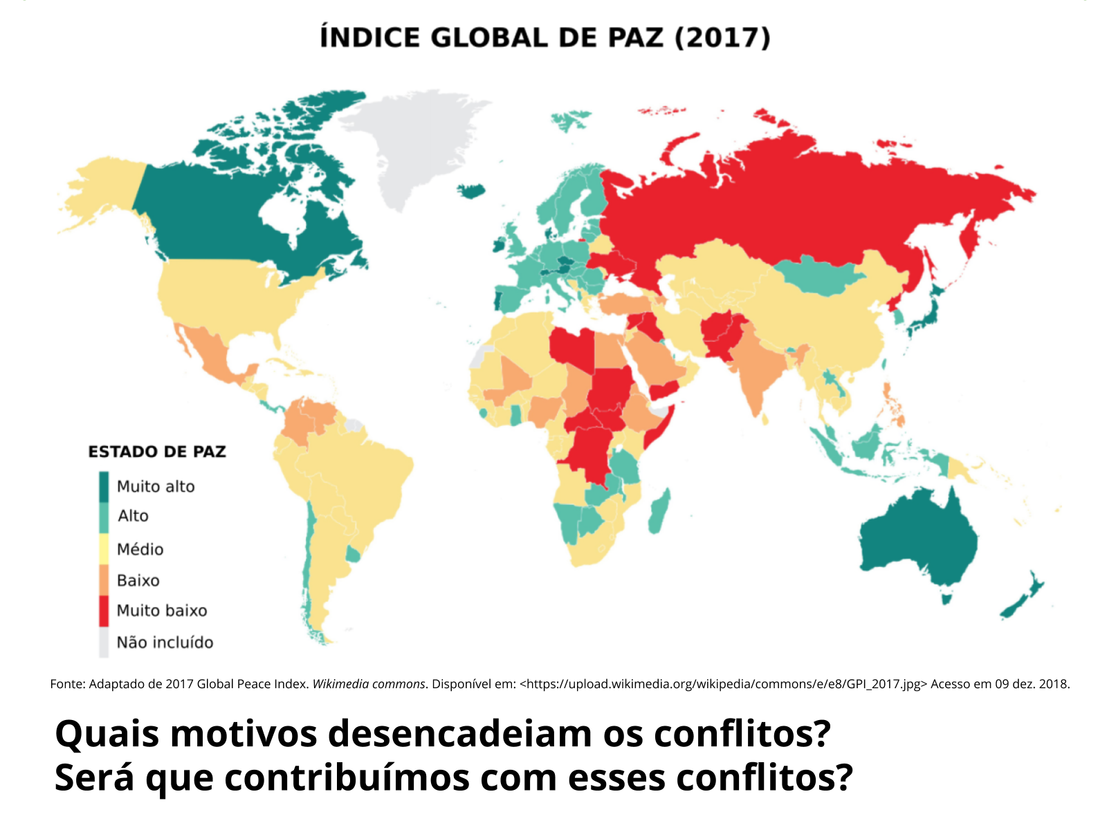 Nações e os conflitos territoriais Planos de aula 8°ano Geografia