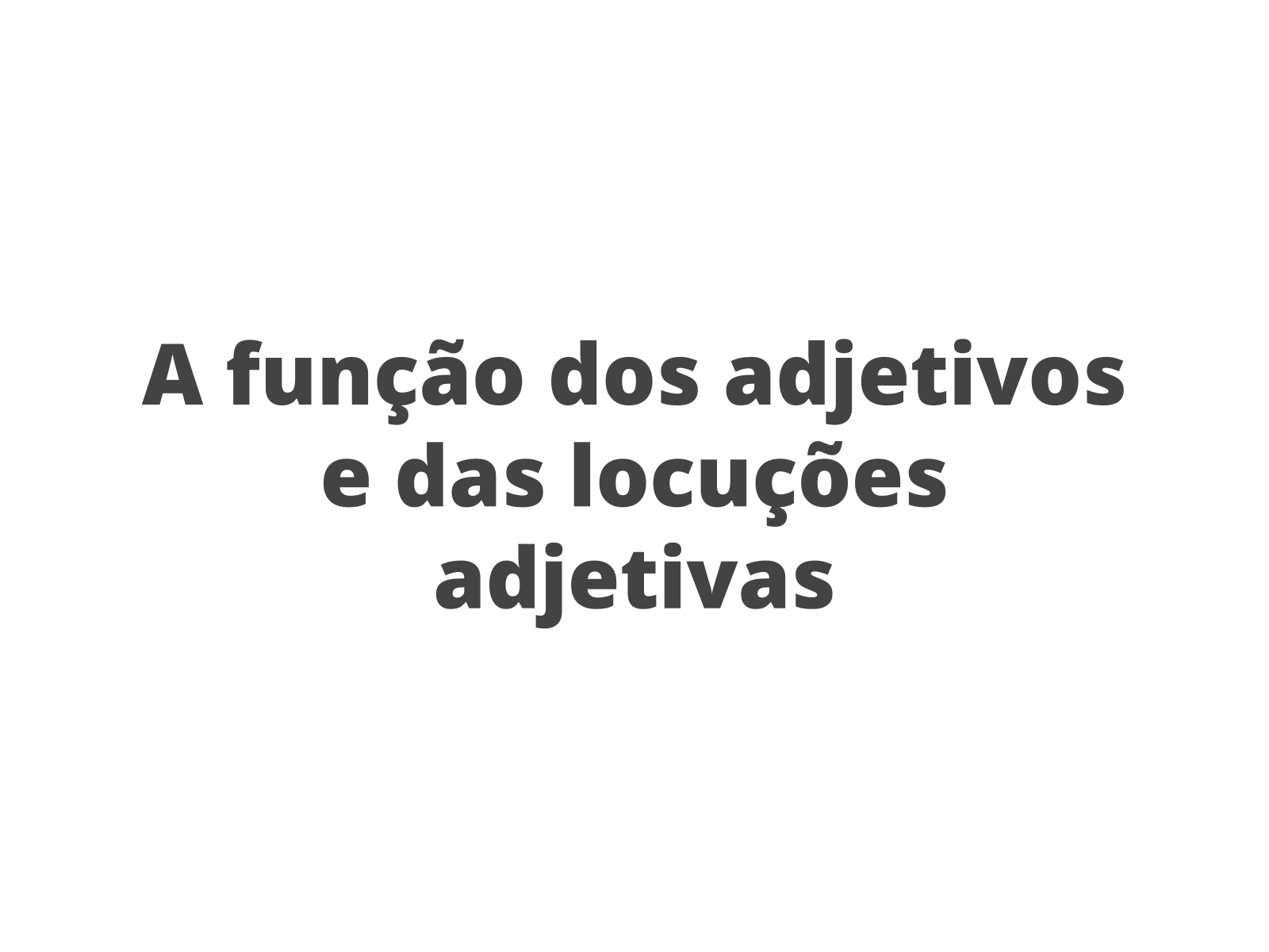 Tema da aula