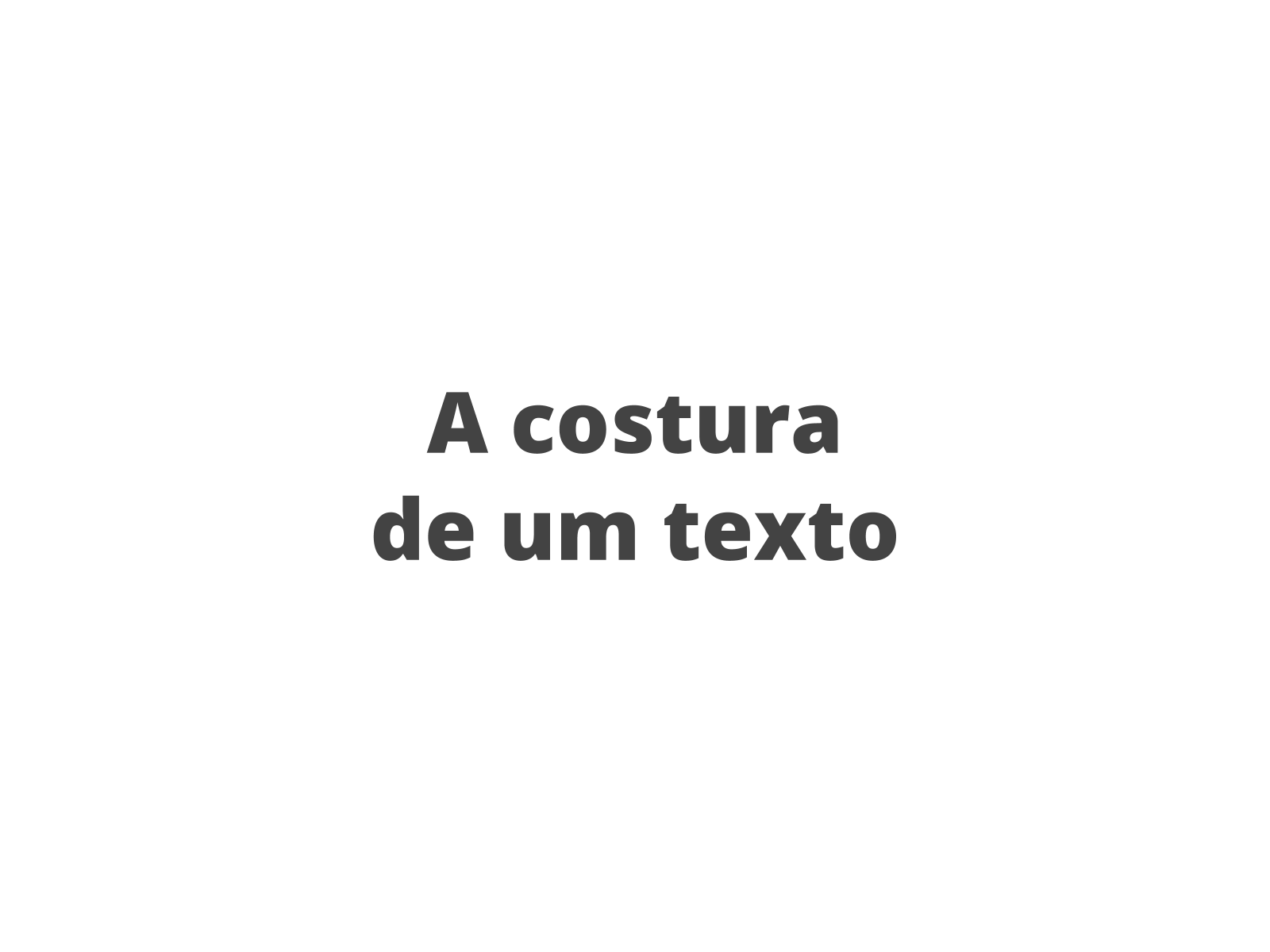 Tema da aula