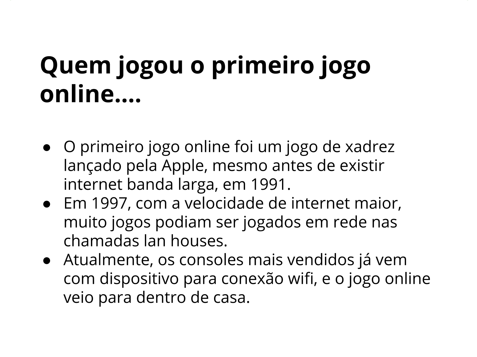 AULAS ONLINE COM JOGOS ONLINE 