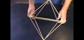 Construindo estruturas de poliedros com varetas