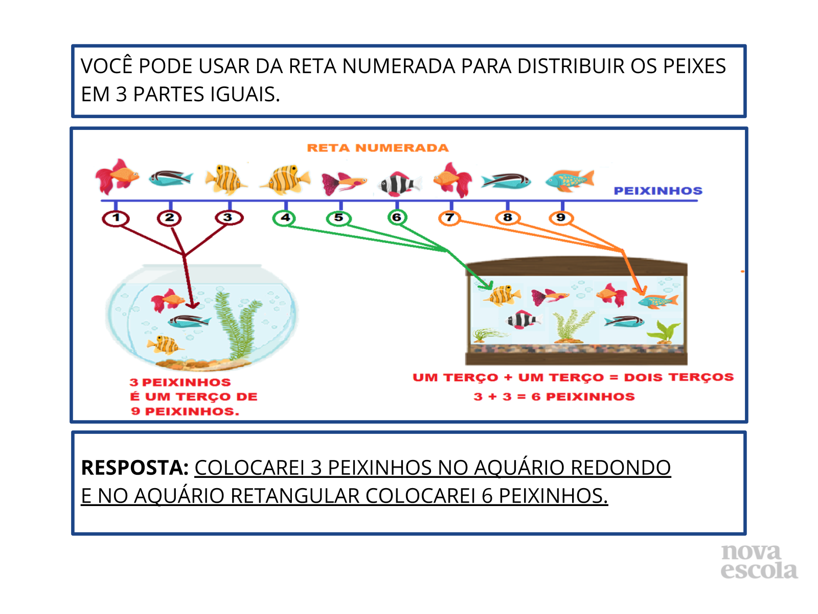 A terça parte e o todo - Planos de Aula - 3º Ano