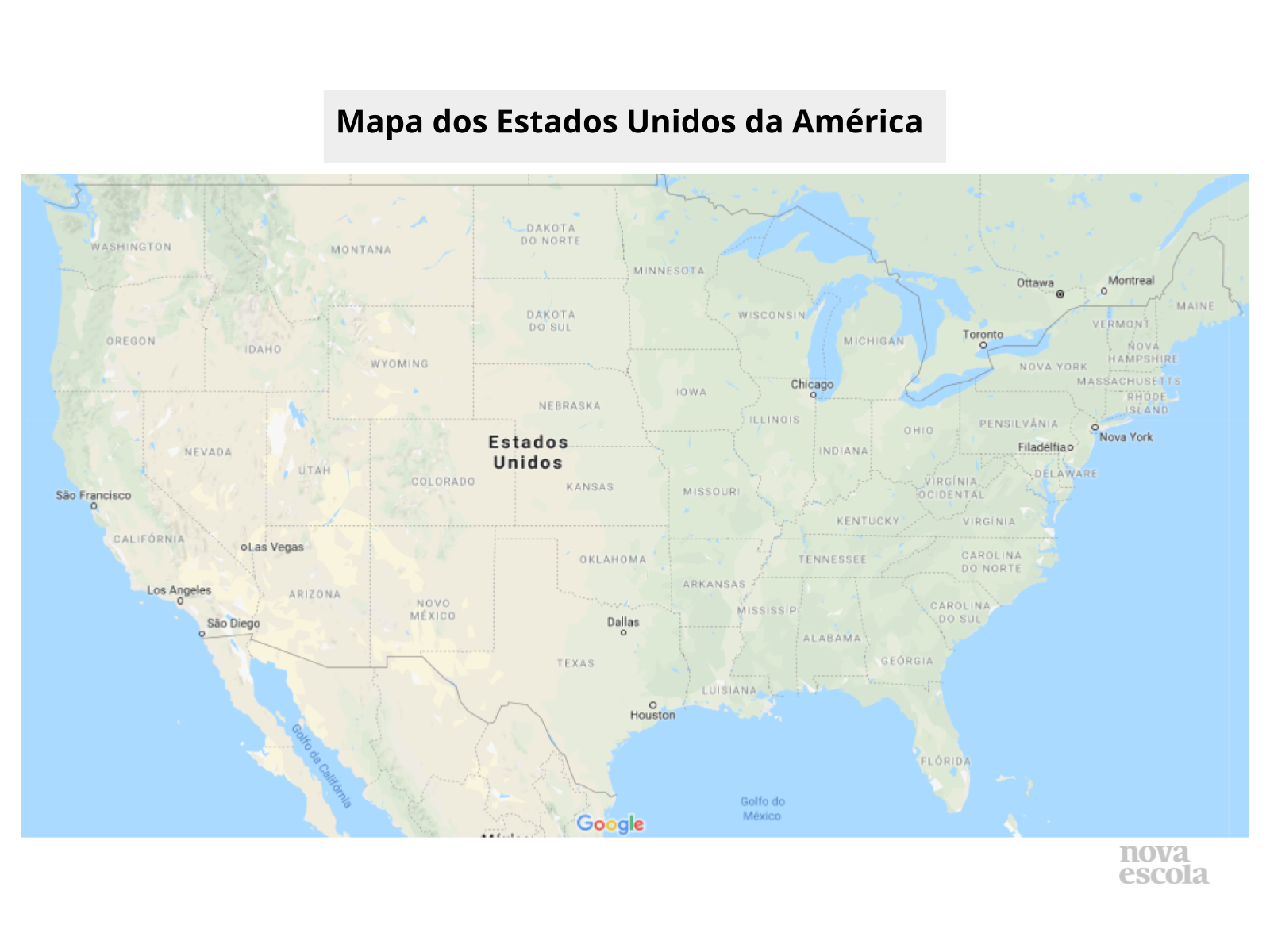 Plano de aula - 9º ano - Utilizando o mapa dos Estados Unidos para ...