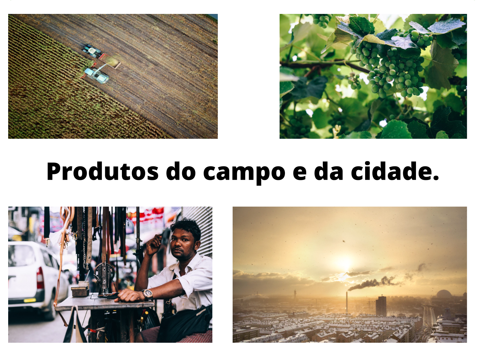 Atividades econômicas do campo e da cidade - Planos de aula - 3º ano ...