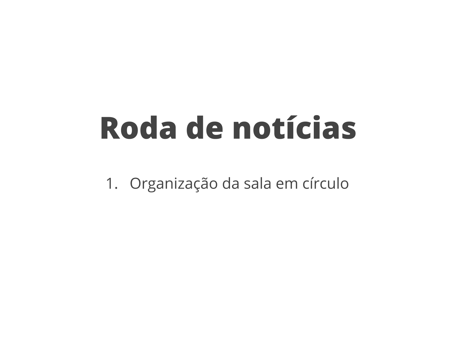 Dinâmica da atividade