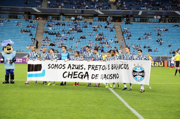 Racismo. Time de futebol do Grêmio. CRÉDITO: Edson Vara/Grêmio FBPA