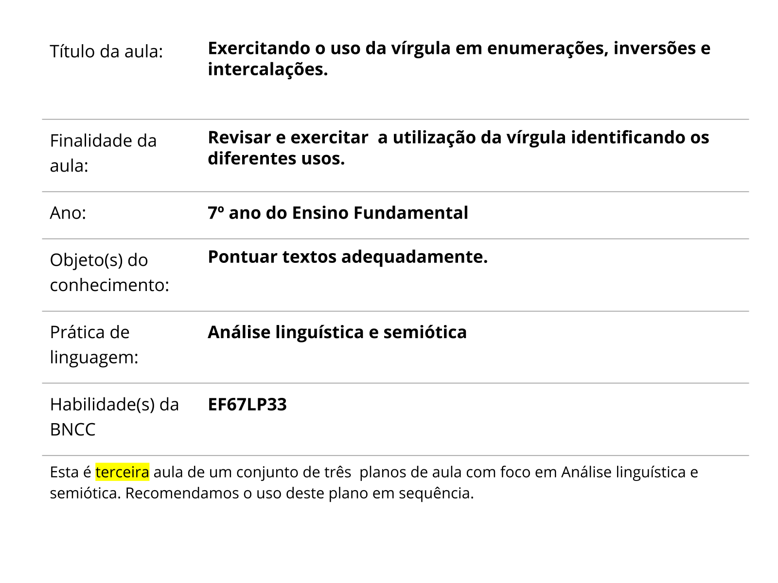 O Que É Enumeração Na Lingua Portuguesa Exemplos