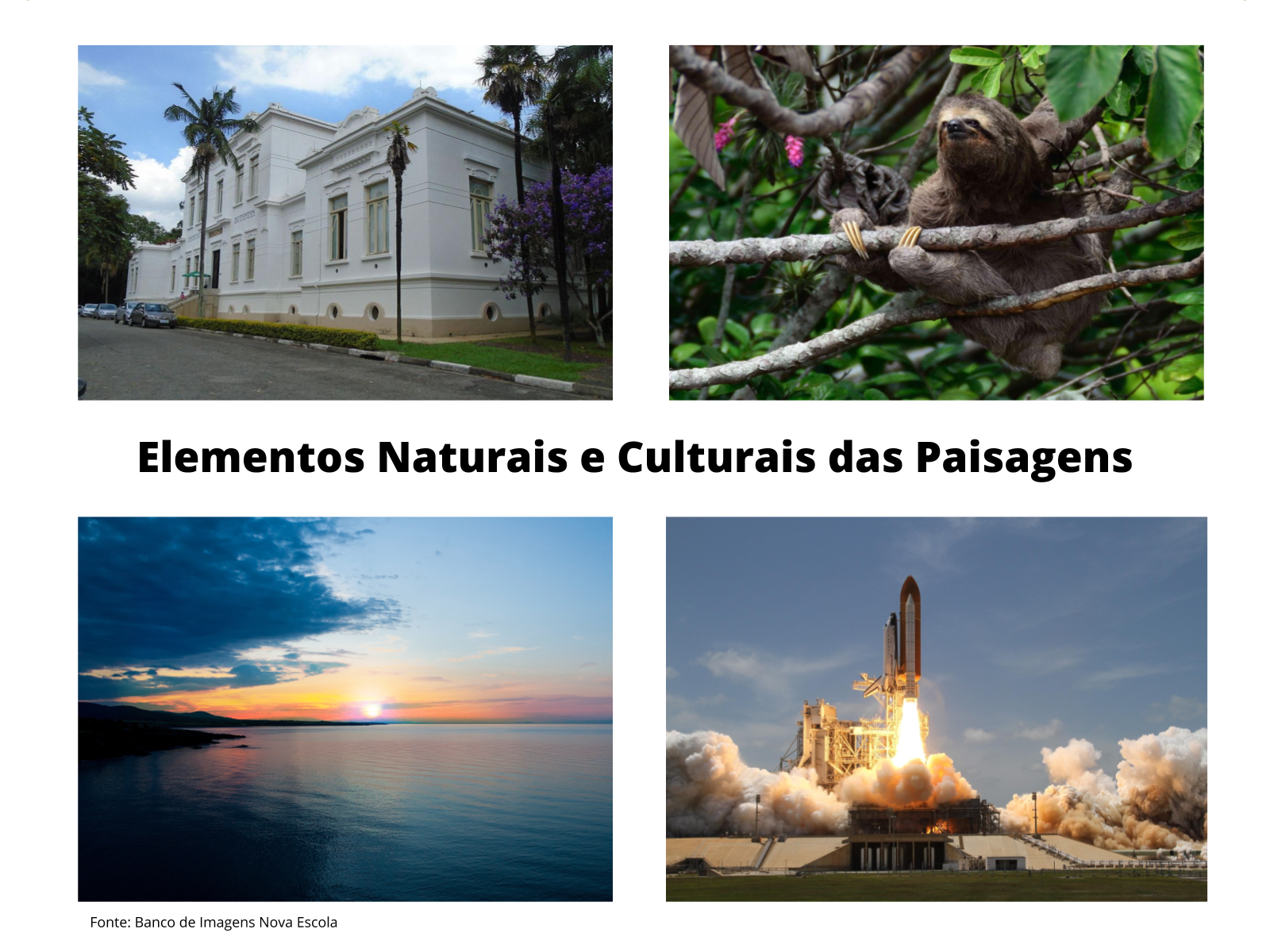 Exemplos De Elementos Naturais E Culturais