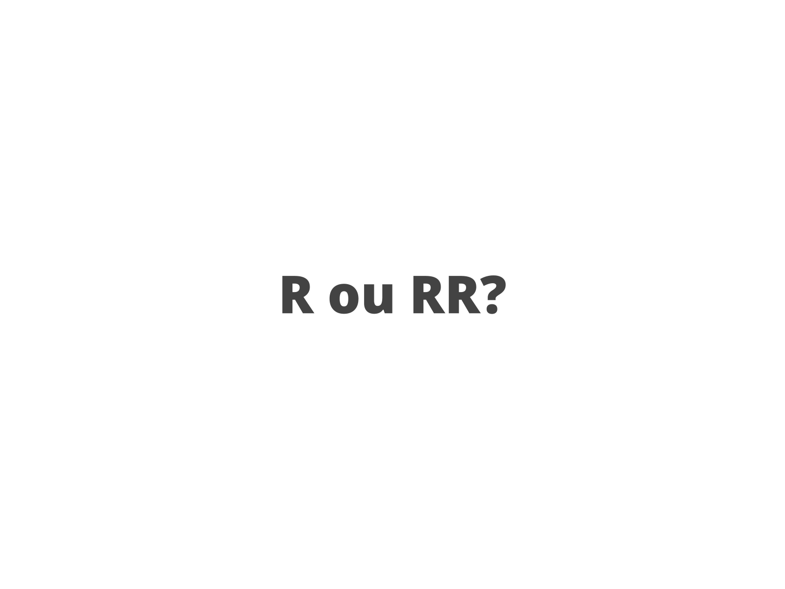 Plano de aula - 3º ano - R ou RR?