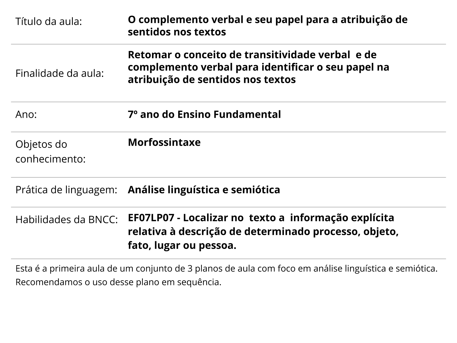 LISTA de EXERCÍCIOS sobre TRANSITIVIDADE VERBAL com gabarito