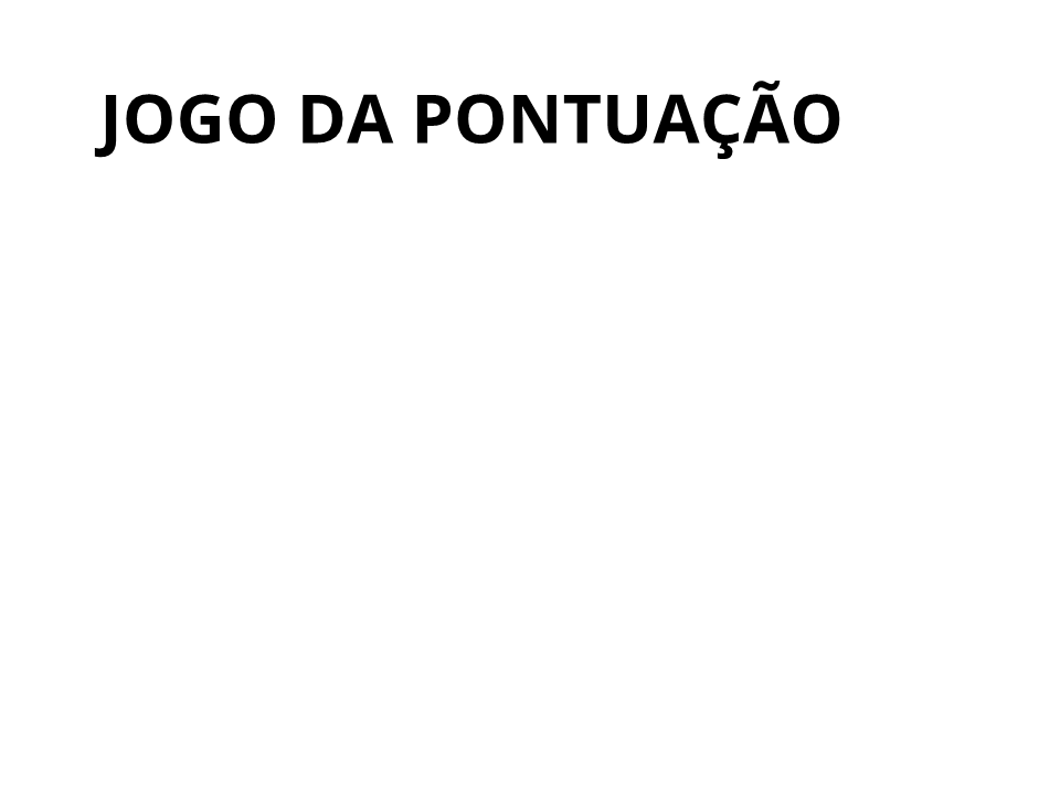 Jogo da pontuação