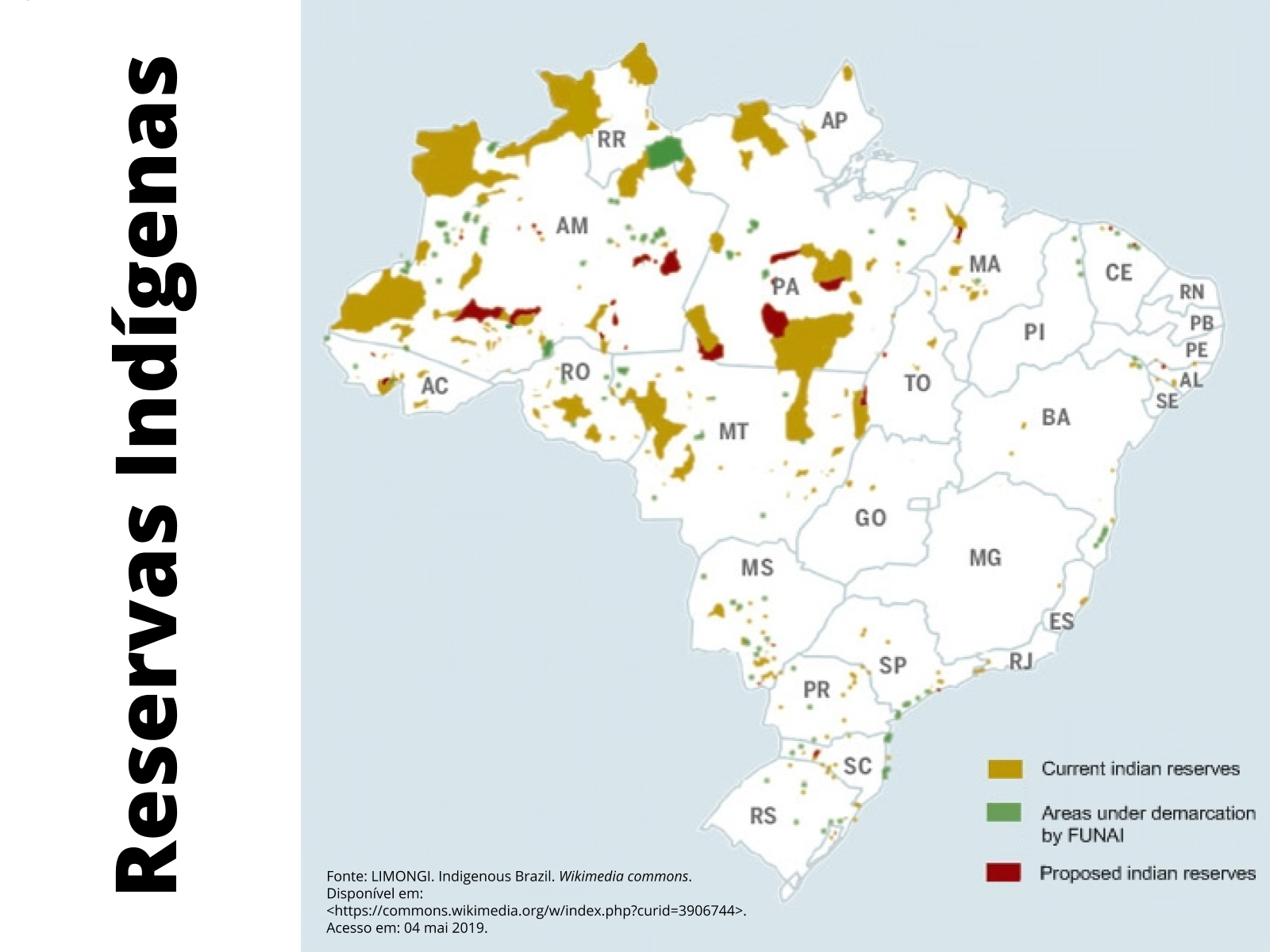 Geoprocessamento e Mapas — Fundação Nacional dos Povos Indígenas