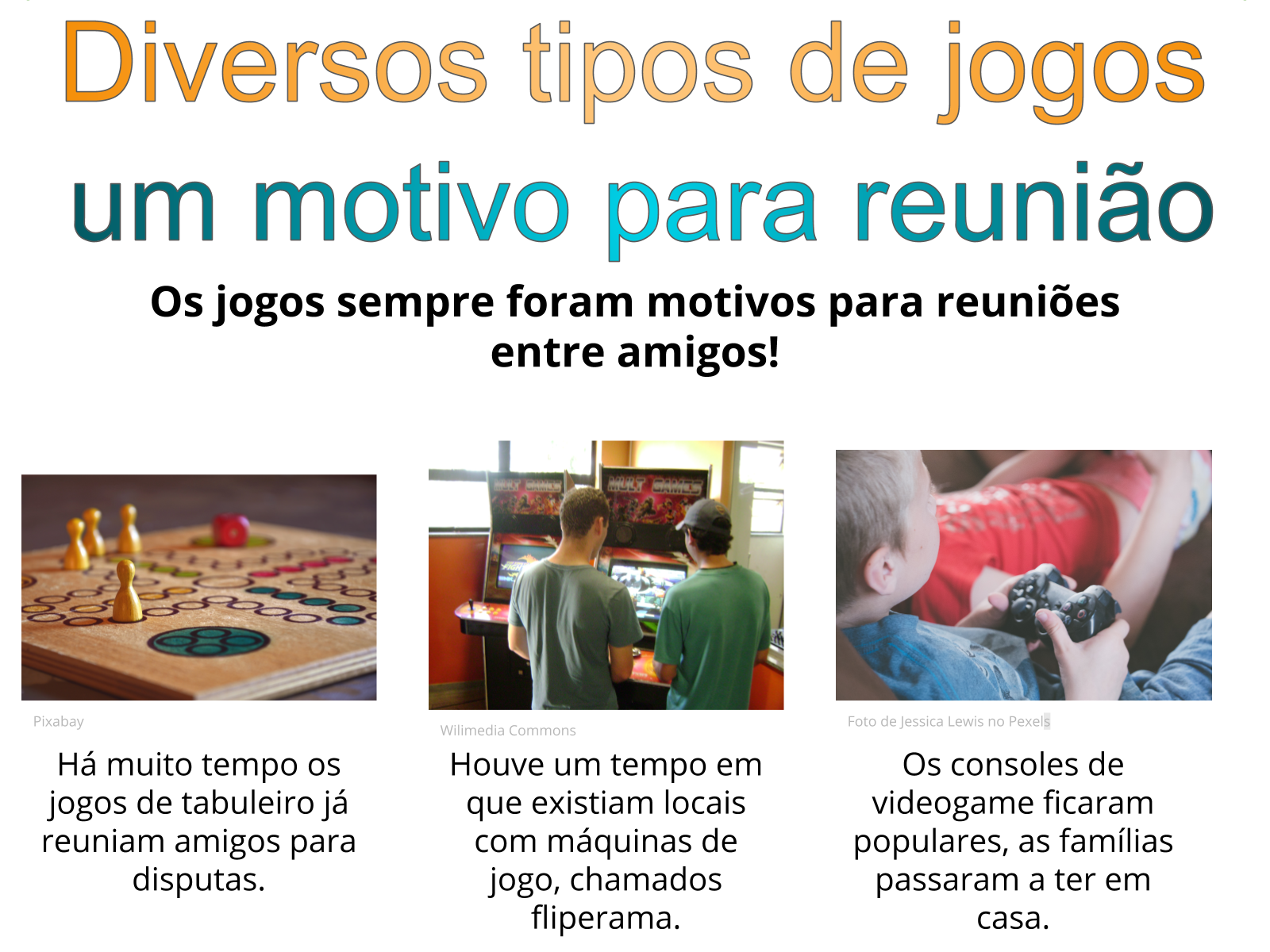 Plano de aula - 5º ano - Jogos online: a nova rede social