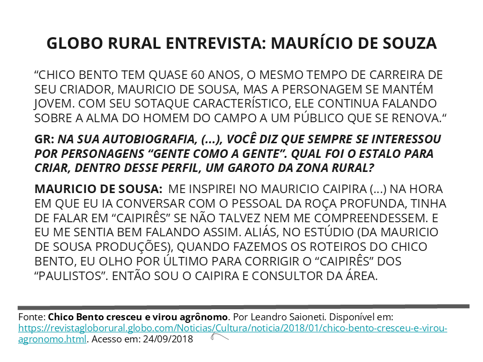 Globo rural entrevista: maurício de souza