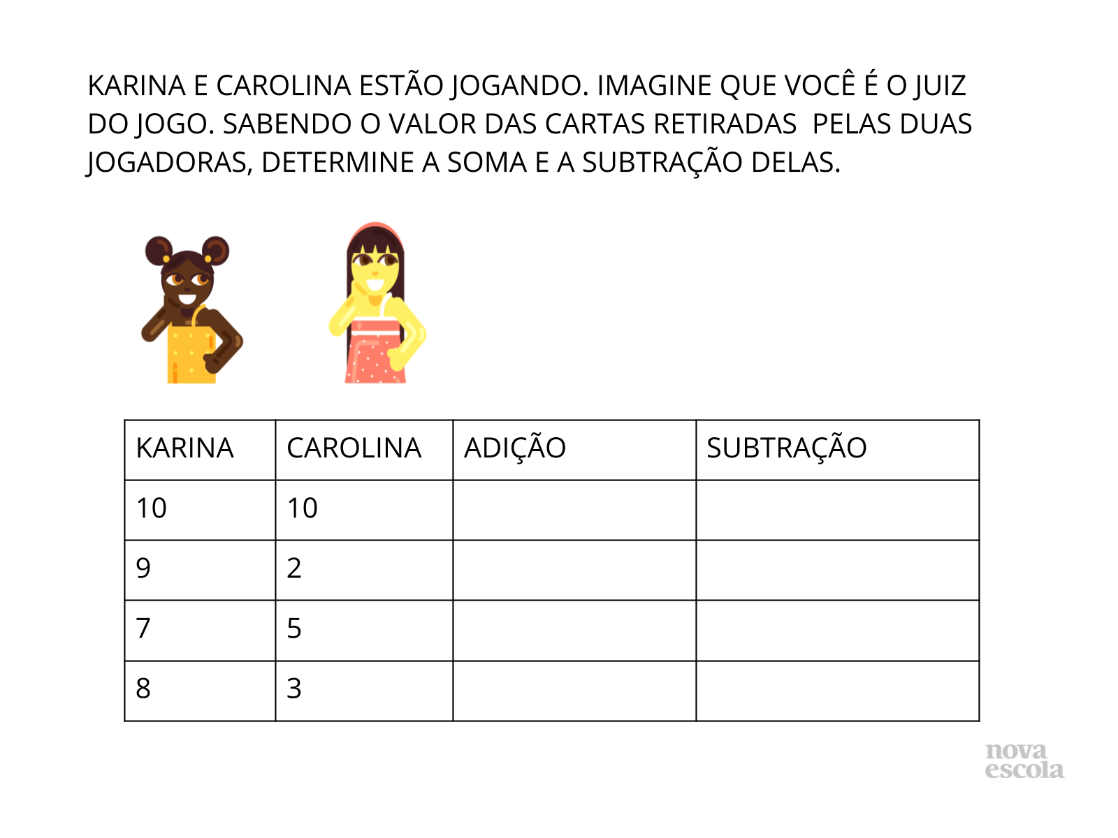 Jogo dos fatos básicos da adição e subtração - Planos de aula - 2º ano