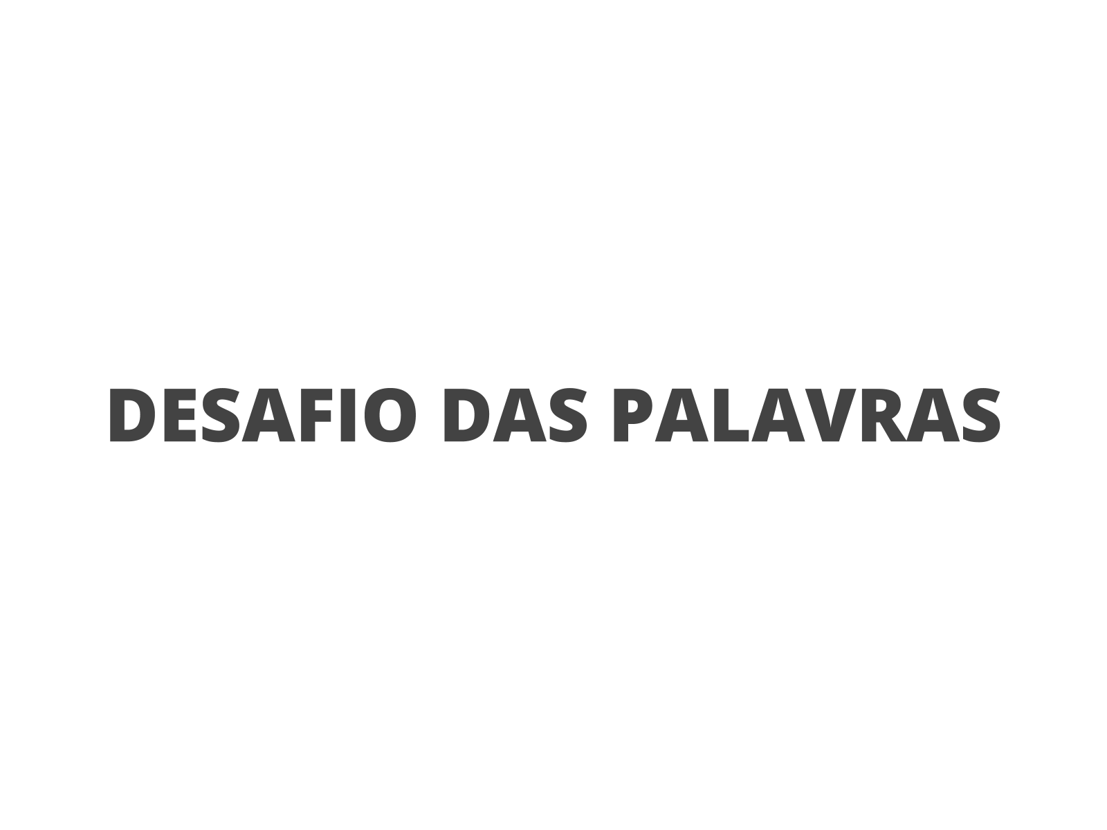 Tema da aula