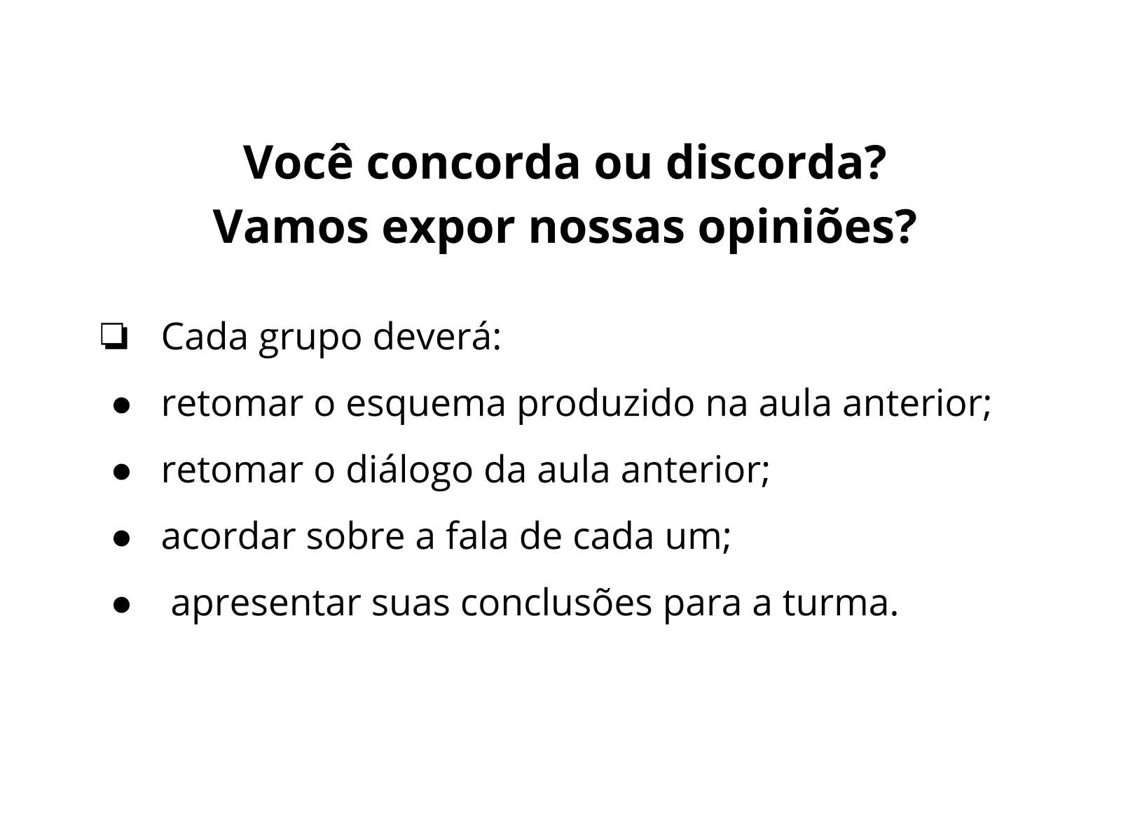 Plano de aula - 3º ano - Carta de leitor: Concordo ou discordo ...