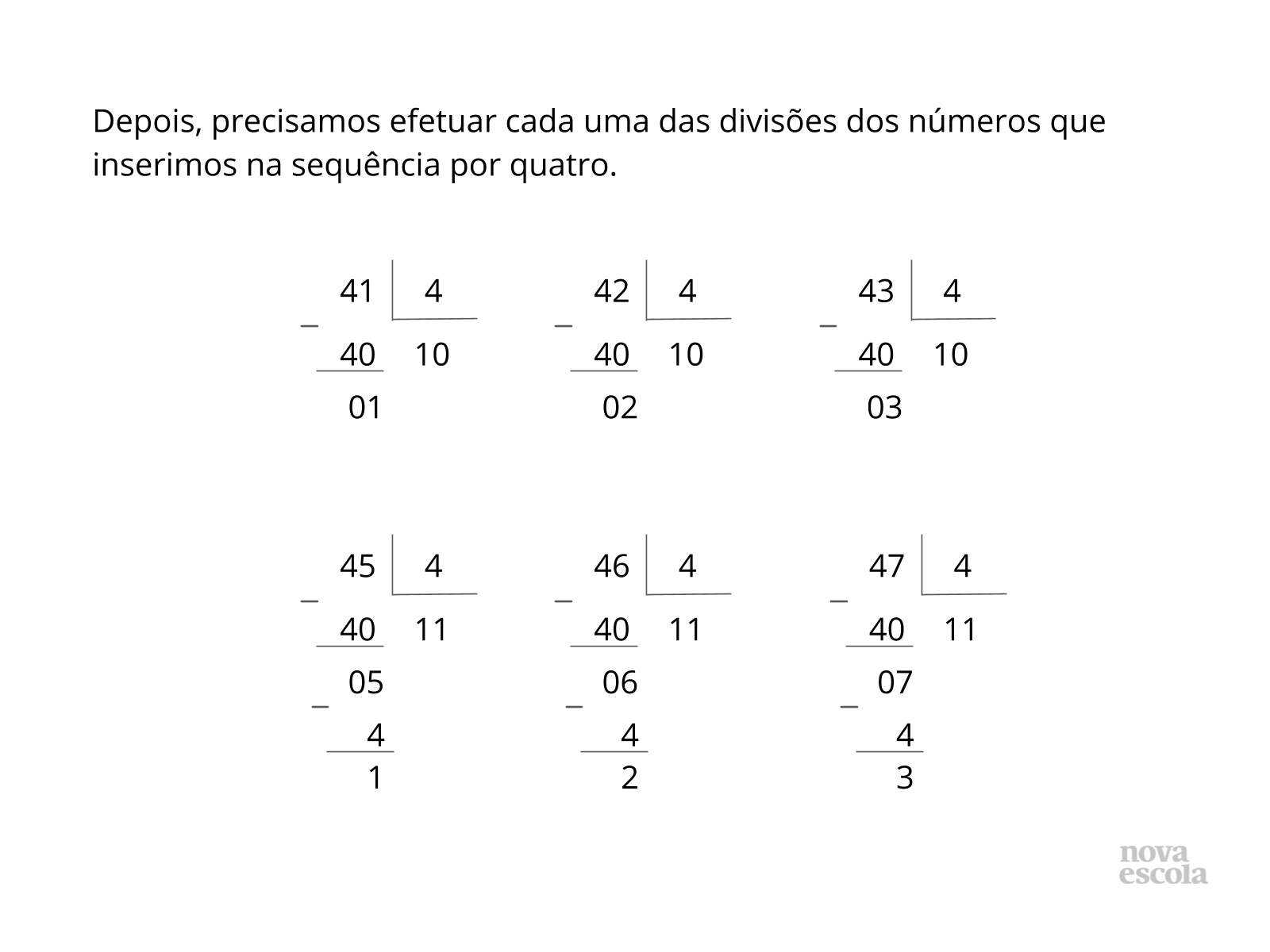 QUIZ DE MATEMÁTICA 4° ANO - Divisão de Números Naturais 