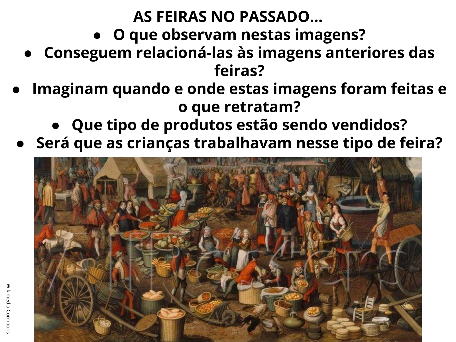 Plano de aula - 4º ano - Feiras: trocas comerciais e diversidade ...
