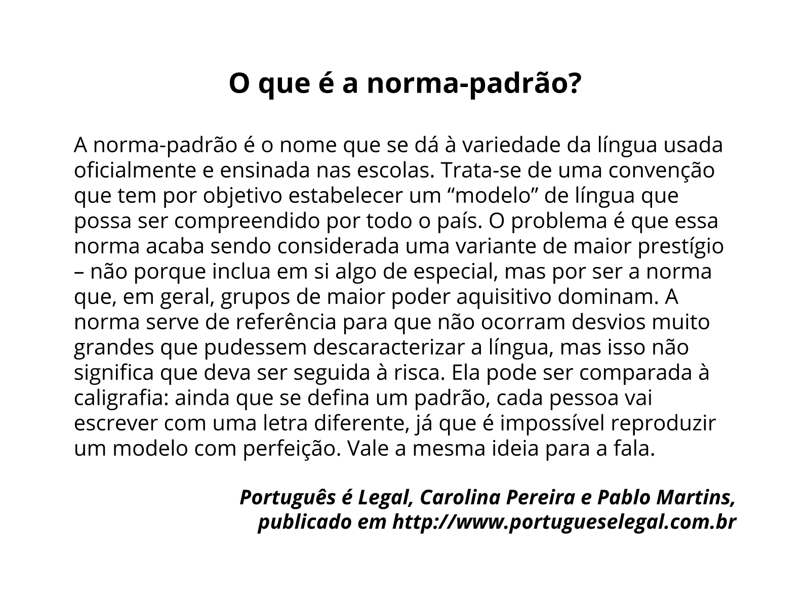 A norma-padrão e o preconceito linguístico - Planos de aula - 9º ano ...